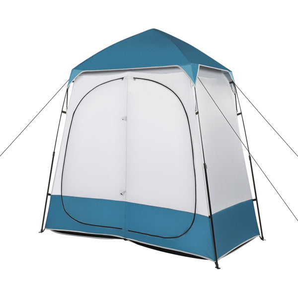 Portable Privacy Changing Tent - Blue & White