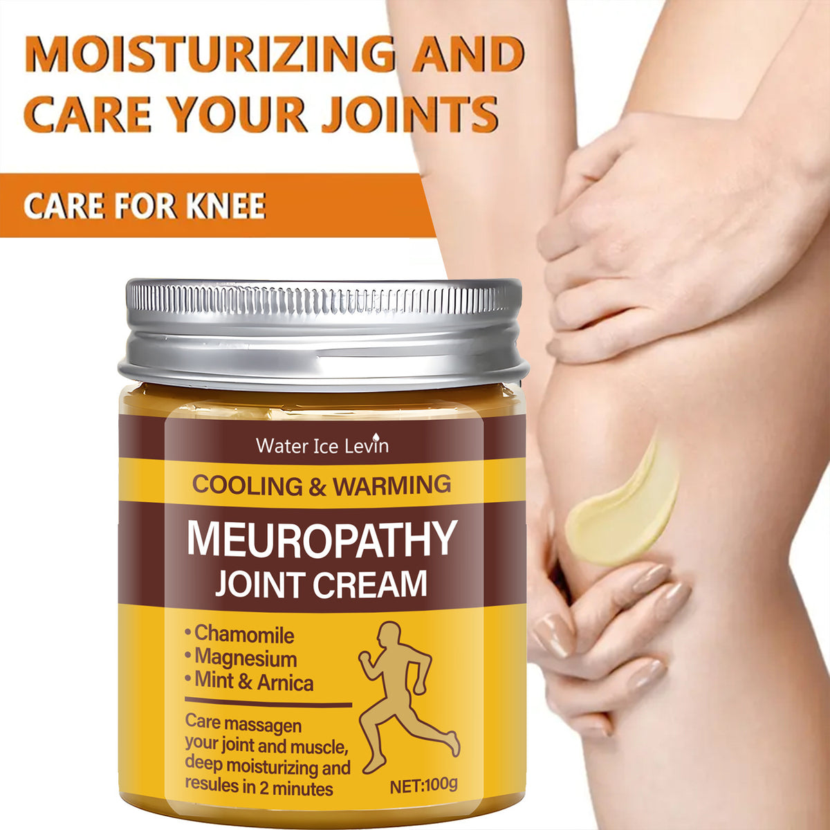 Joint and Muscle Massage Cream 100g - Daily Moisturizing Body Care