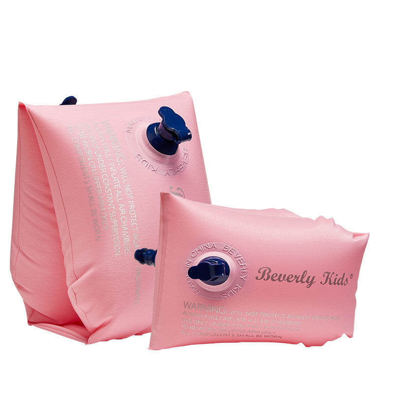 Child Inflatable Safety Arm Ring with Double Airbag Buoyancy for Swimming & Wading