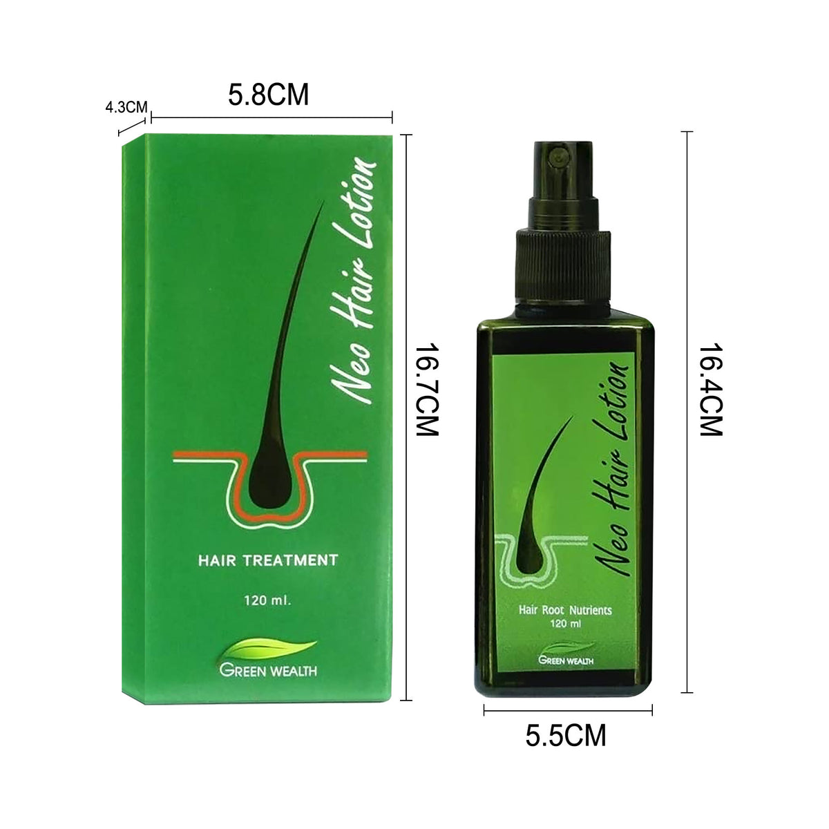Hair Growth Lotion Spray 120ml