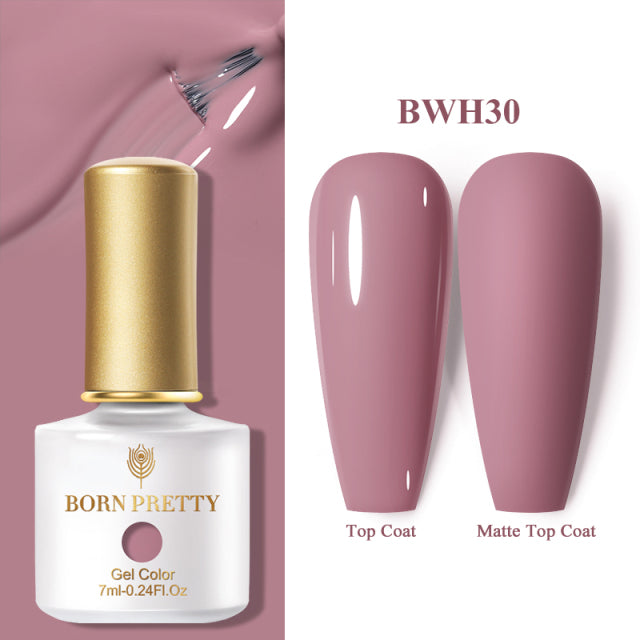 One-Color Gel Nail Polish 7ml - Long-Lasting, Non-Toxic, Professional & Home Use