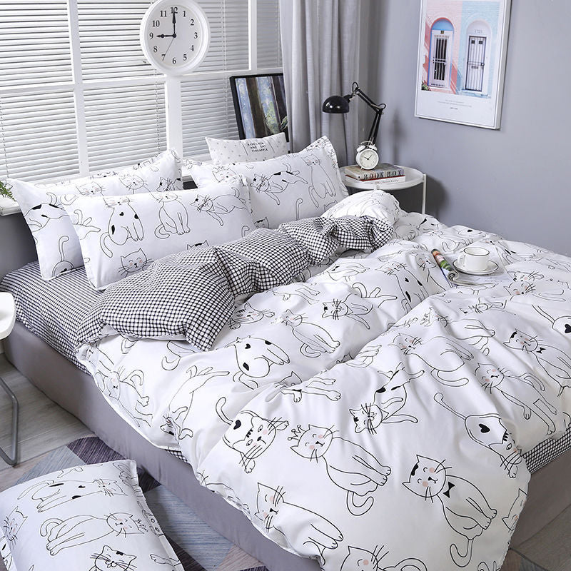 Nordic Style Bedding Set - Multiple Sizes and Patterns for Home Comfort