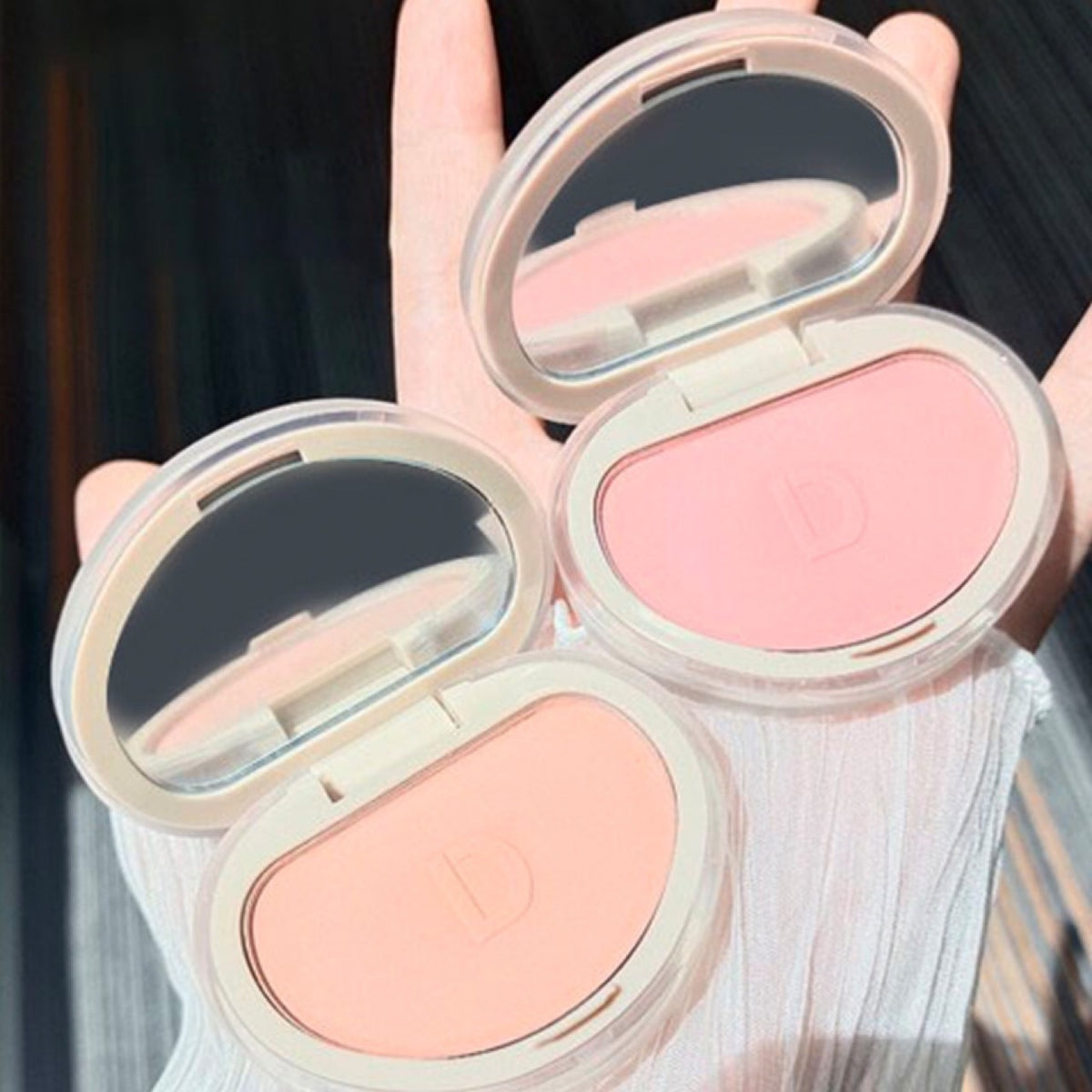 Cream Powder Blush Set - Low Saturation, Multiple Colors for Ladies