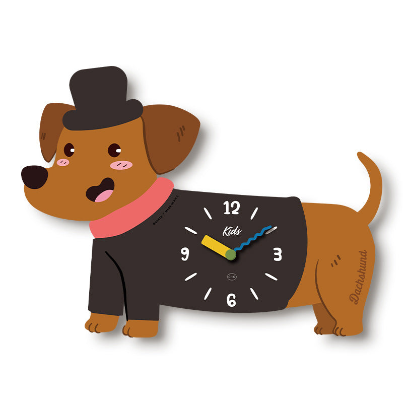 Creative Decorative Wall Clock for Pets and Dogs - Multiple Styles