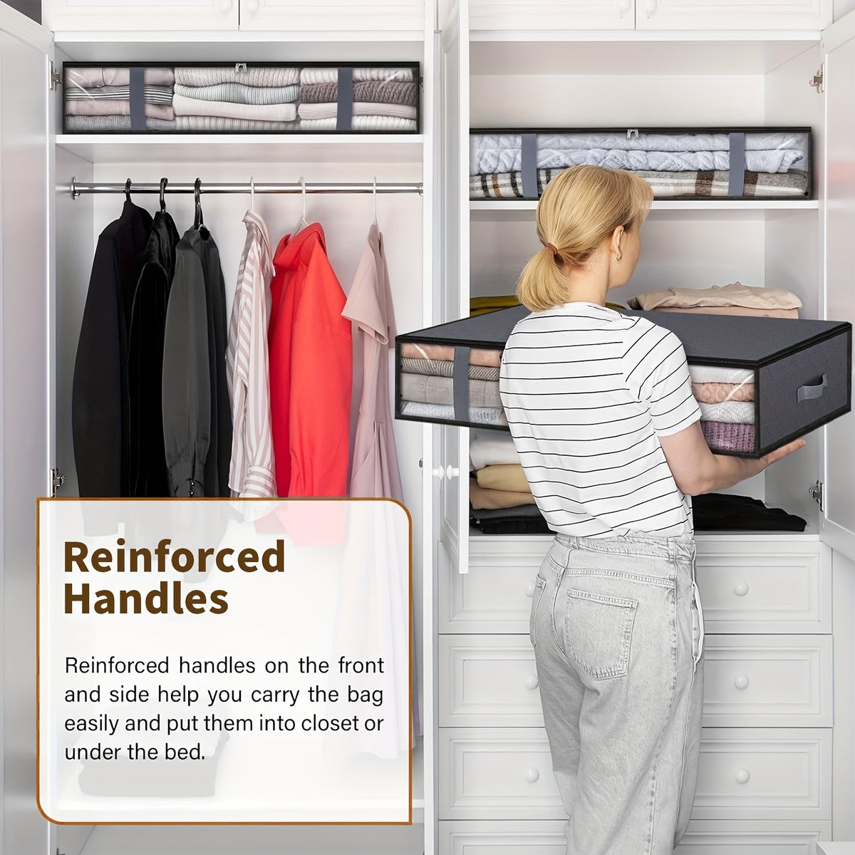 Foldable Large Capacity Moisture-Proof Clothes and Quilt Storage Bag
