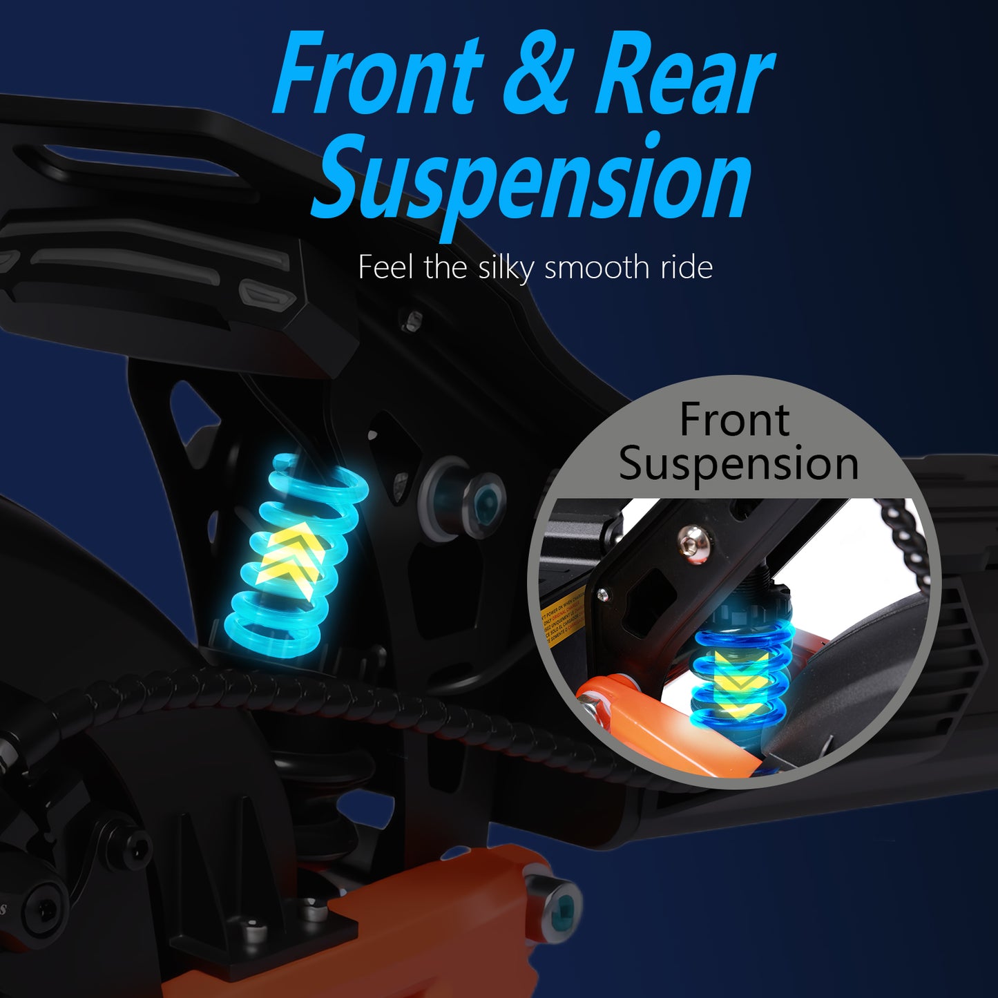 1600W Off-Road Electric Scooter - 48V 21Ah, 65km/h Top Speed