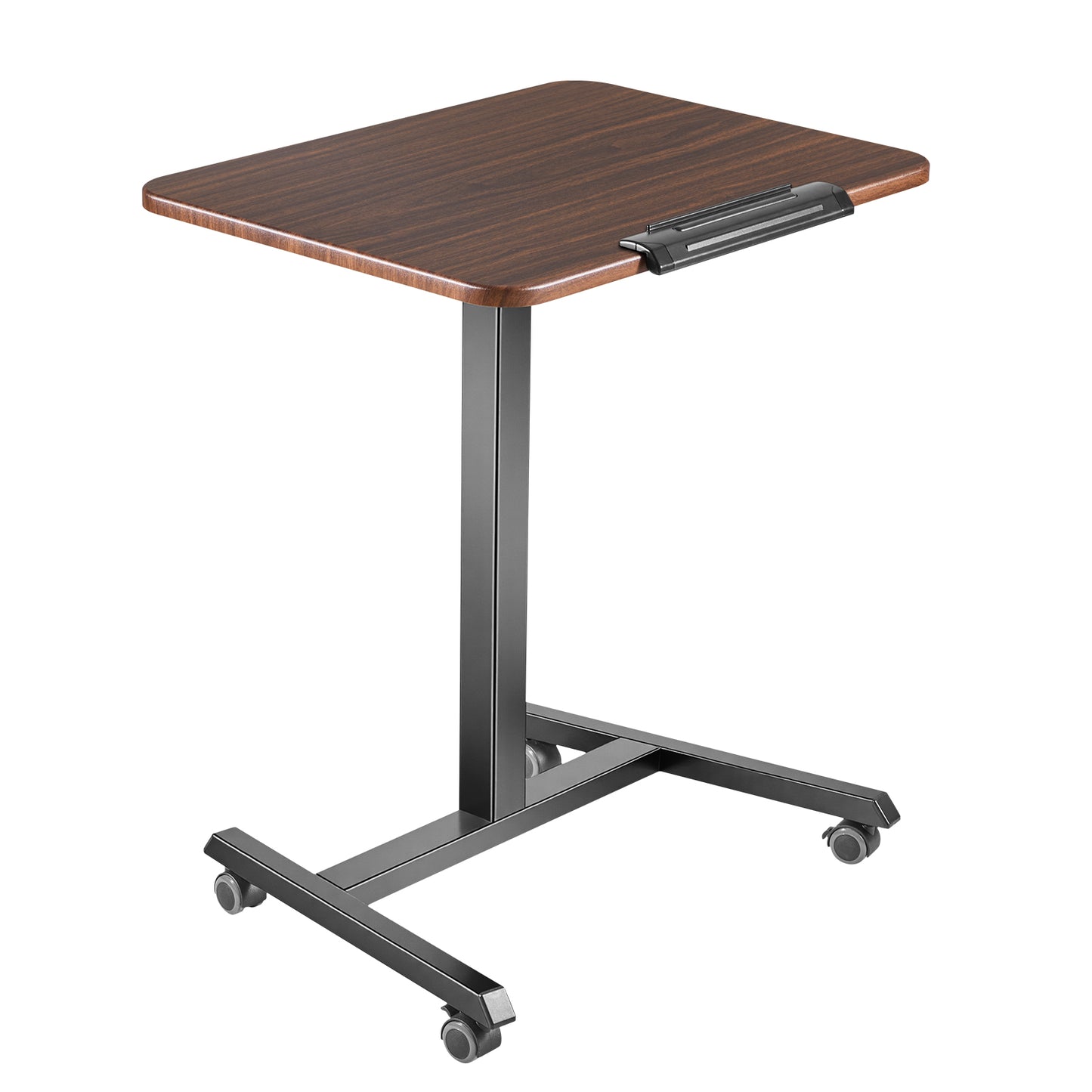 Adjustable Standing Desk with Tilting Desktop - Mobile Sit-Stand Workstation
