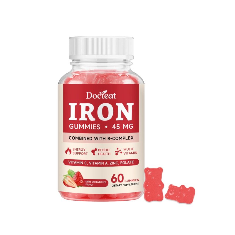 Iron-Supplemented Fudge Gummies - 60 Count