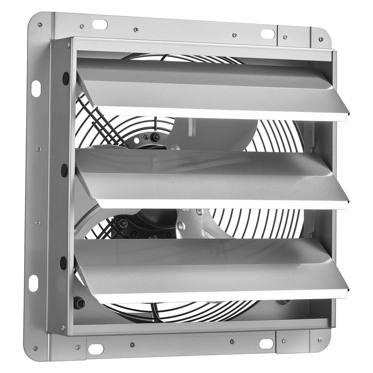 10 Inch Wall-Mounted Exhaust Fan 874 CFM Low Noise Steel Housing for Garage Attic Greenhouse