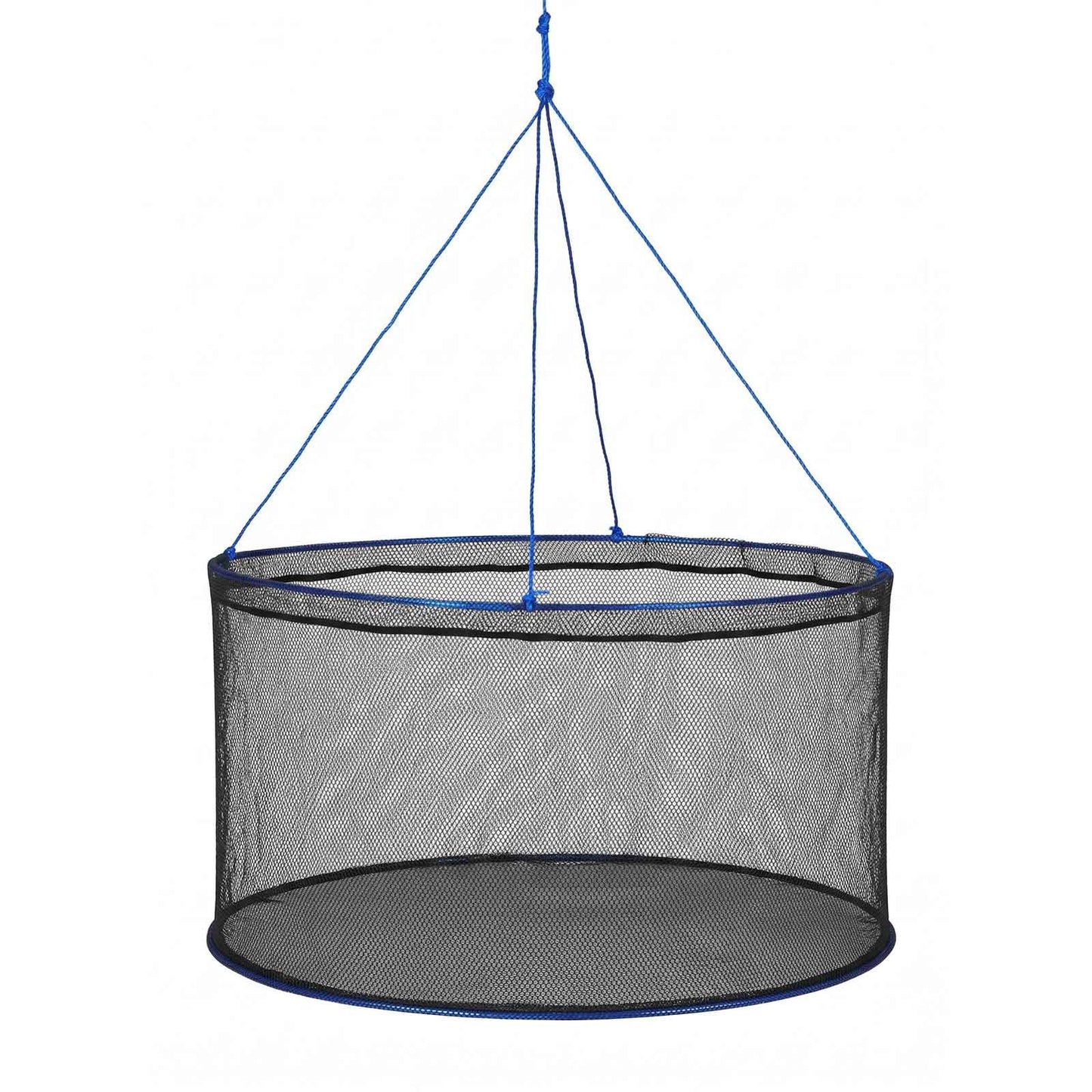 Foldable Fishing Net with Rope & Storage Bag - Portable Fish Landing Net for Minnows Shrimp Crawfish Crab