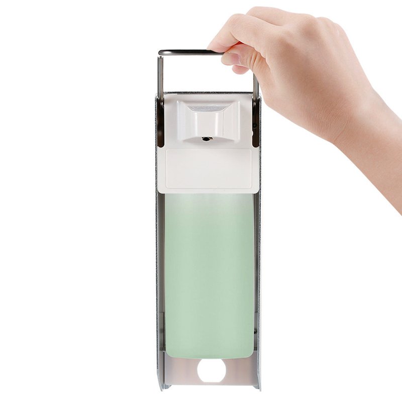 Wall-Mounted Hand Press Soap Dispenser - Modern Aluminum Alloy Bathroom Accessory