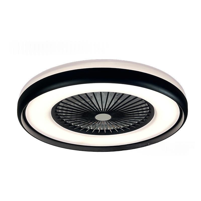 RGB Smart Ceiling Fan Light with Graffiti Design - Dimmable App Control