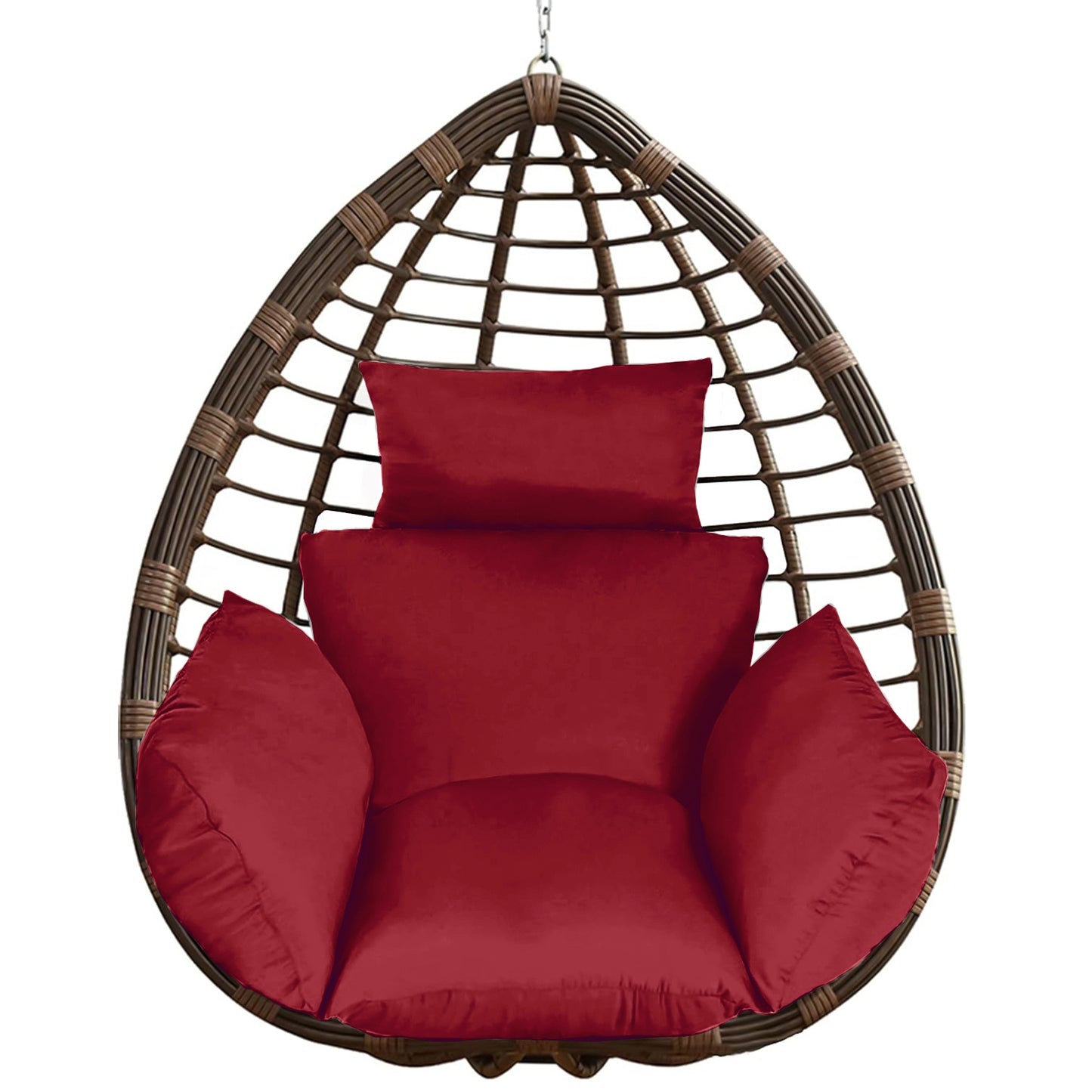 Thick Soft Egg Chair Cushion with Headrest for Hanging Chairs