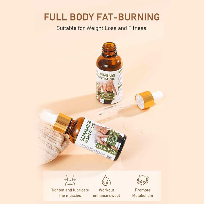 Natural Slimming Massage Oil, 30ml Belly Drainage and Body Sculpting Oil