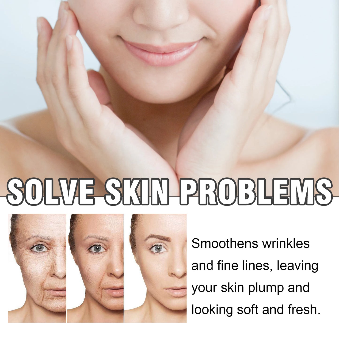 Anti-Aging Facial Serum with Hyaluronic Acid & Vitamin C - 30ml