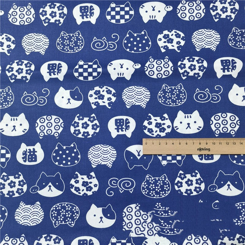 Cotton Twill Fabric for Sewing Crafts Bedding Curtains and Pet Accessories - 10M
