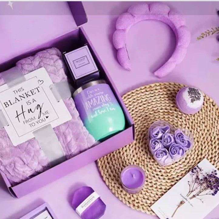 Aromatherapy Candle Bath Set Gift Box - Home Spa & Relaxation