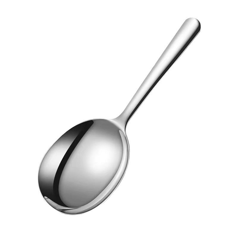 304 Stainless Steel Short Handle Soup Spoon and Strainer Set - Kitchen Utensils