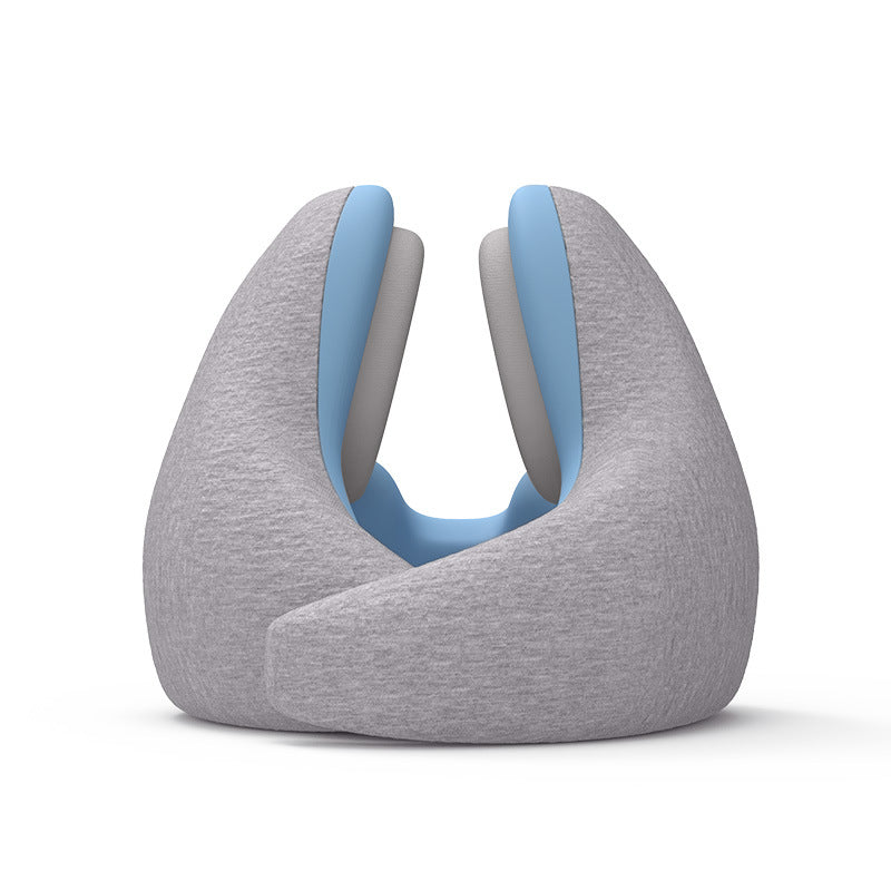 Travel Neck Pillow Memory Foam Noise Reduction U-Shaped Support
