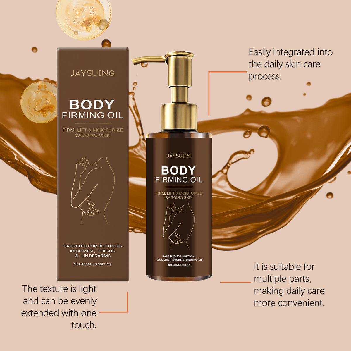 Nourishing And Firming Body Oil Improve Drying