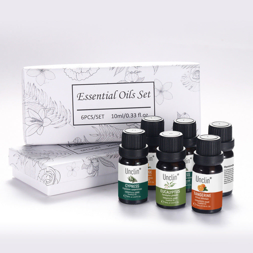 Essential Oil Set - 6 Piece, 10ml Each