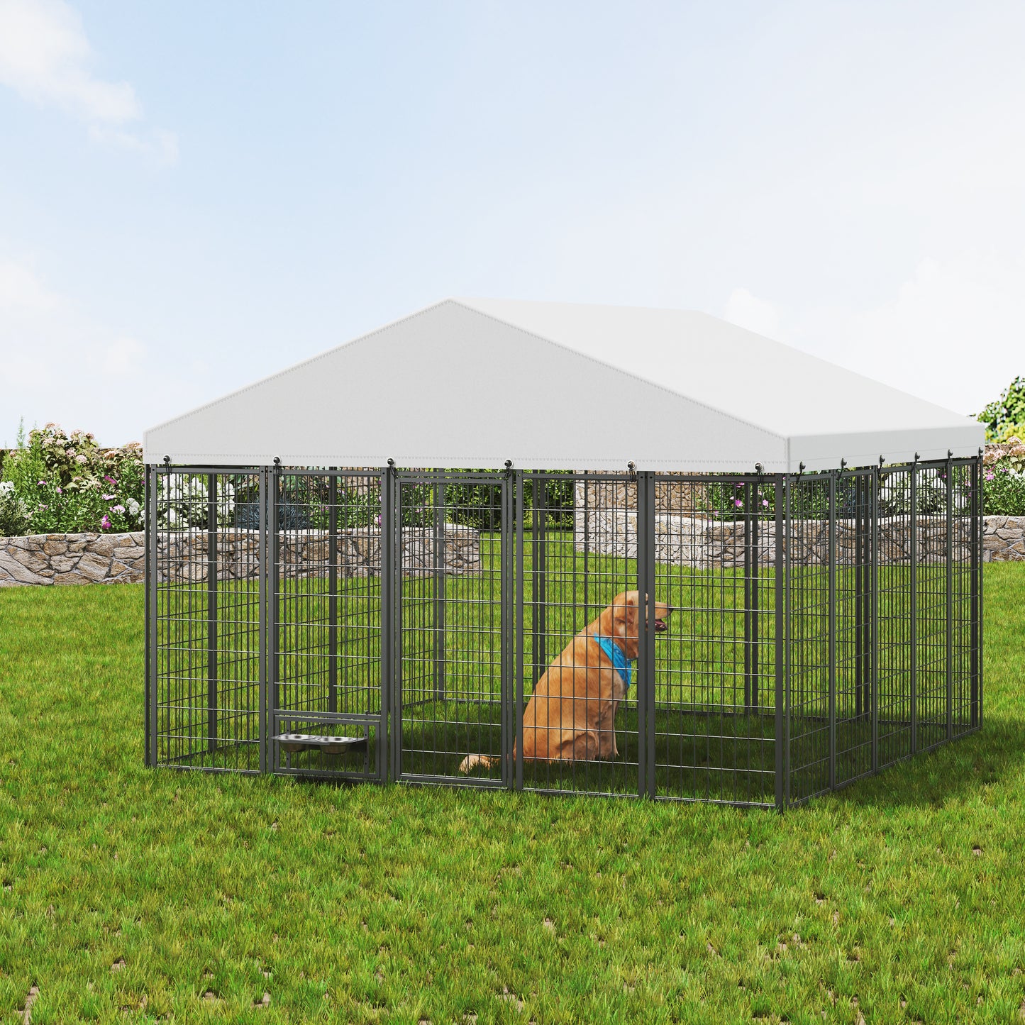 Large Dog Kennel Outdoor Pet Pens Dogs Run Enclosure Animal Hutch