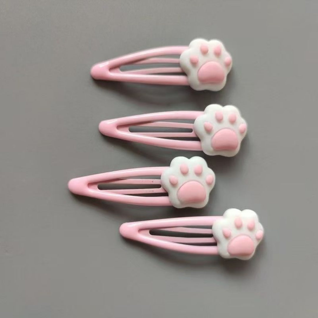 Cute Cartoon Cat Claw Hair Clip - Pink Claw Hair Accessory for Women