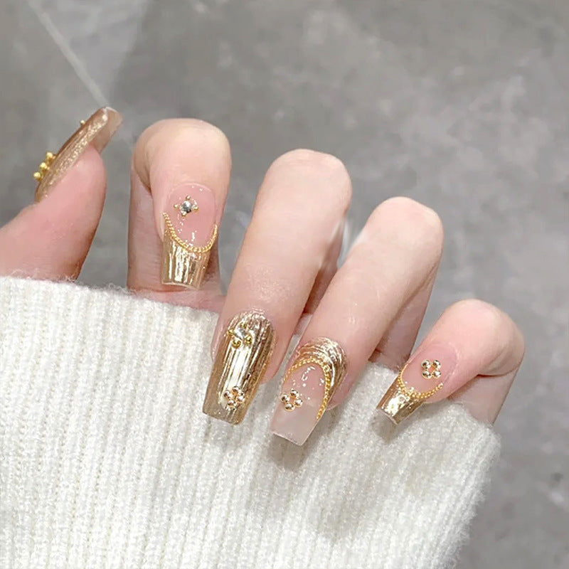 Diamond-Studded Nail Art Accessories with Zircon - Multiple Styles