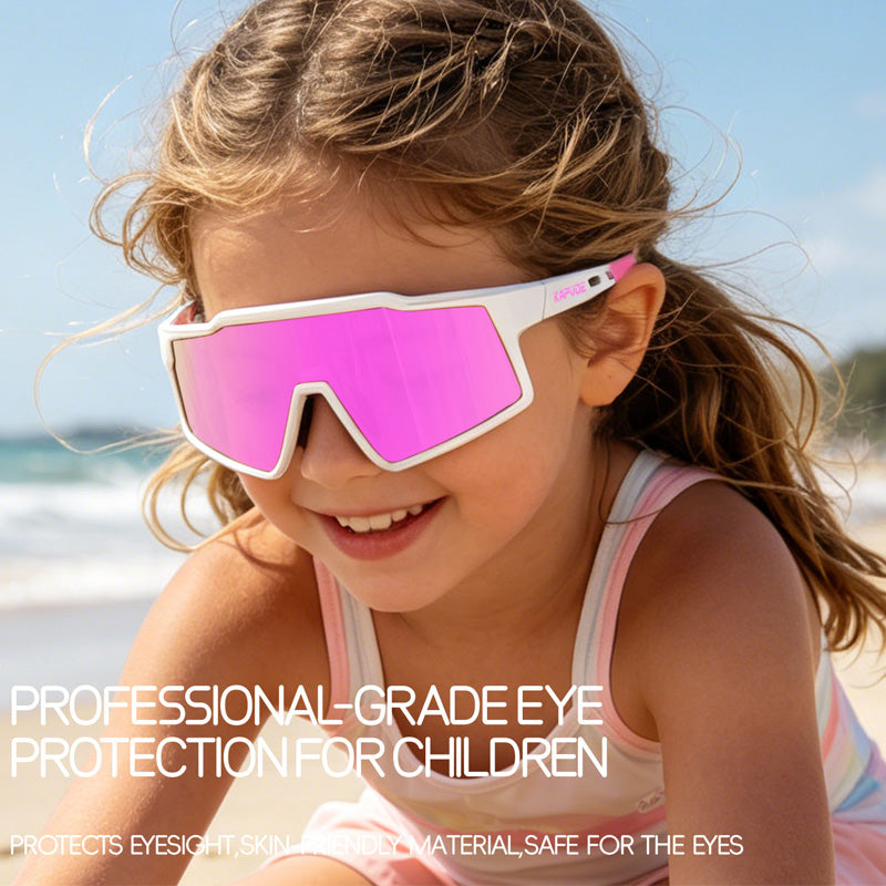 Children's Polarized Cycling Glasses - Windproof Goggles for Teens