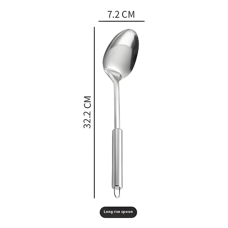 Stainless Steel Kitchen Utensils Set with Magnetic Handles - Multiple Sizes