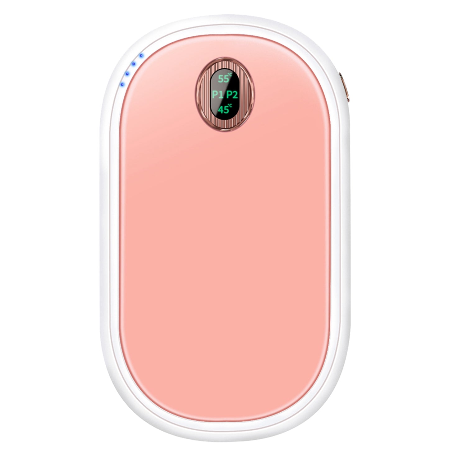 Rechargeable Hand Warmer - Portable Power Bank with Digital Display