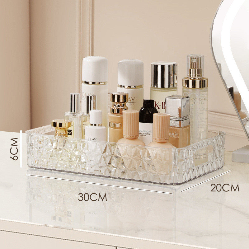 Luxury Bathroom Floor Trolley Storage Rack with Wheels - Multi-Layer Plastic Organizer