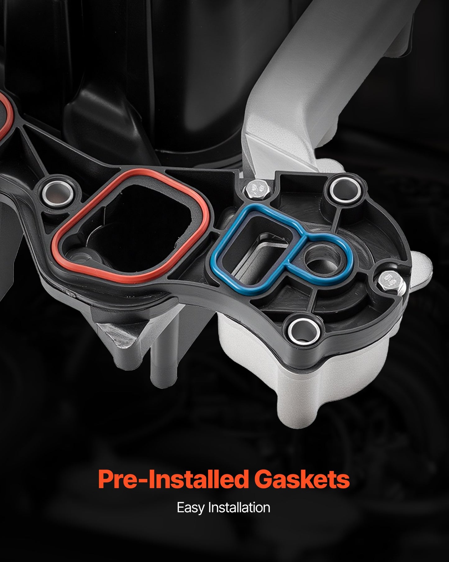 Engine Intake Manifold Assembly with Gasket for 2000-2004 Ford F150 F250 F350