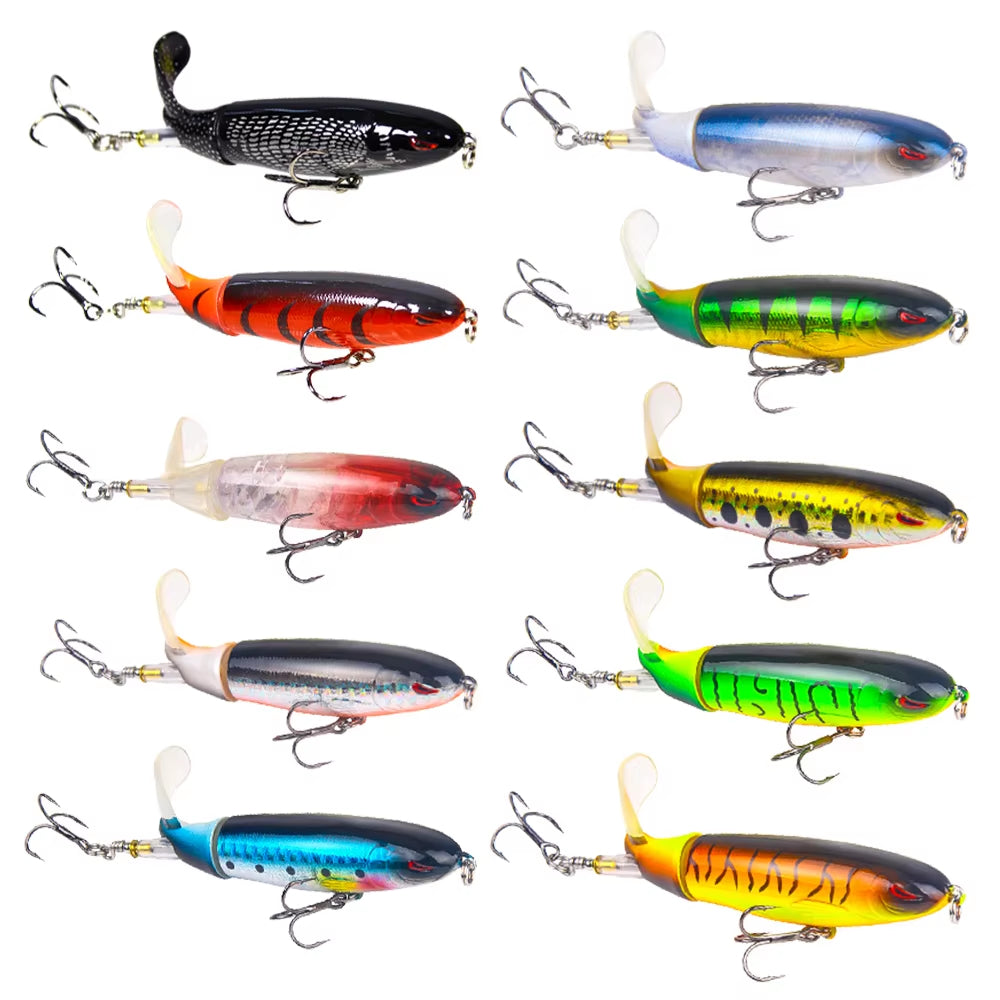 Topwater Fishing Lures Set - 20pcs ABS Plastic Hard Baits