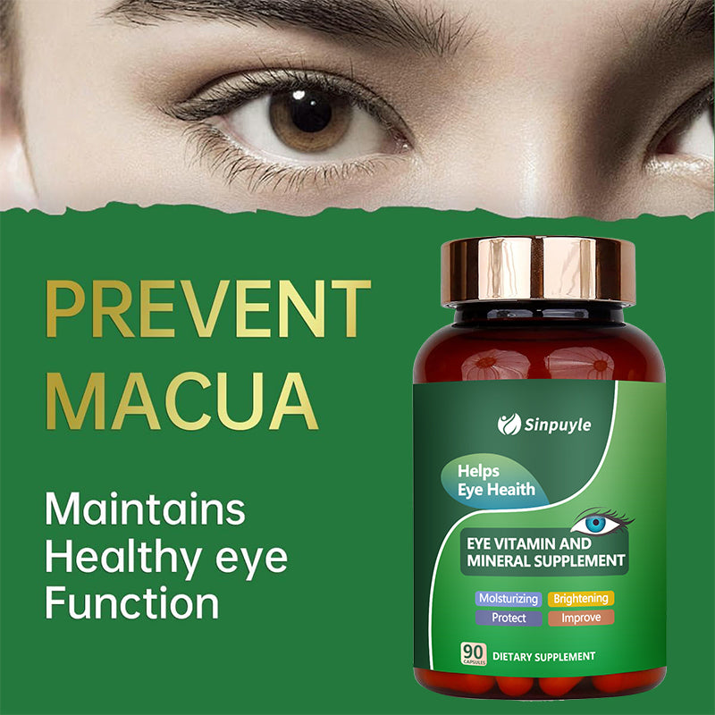 Lutein Eye Health Supplement Capsules - Vitamin & Mineral Vision Support