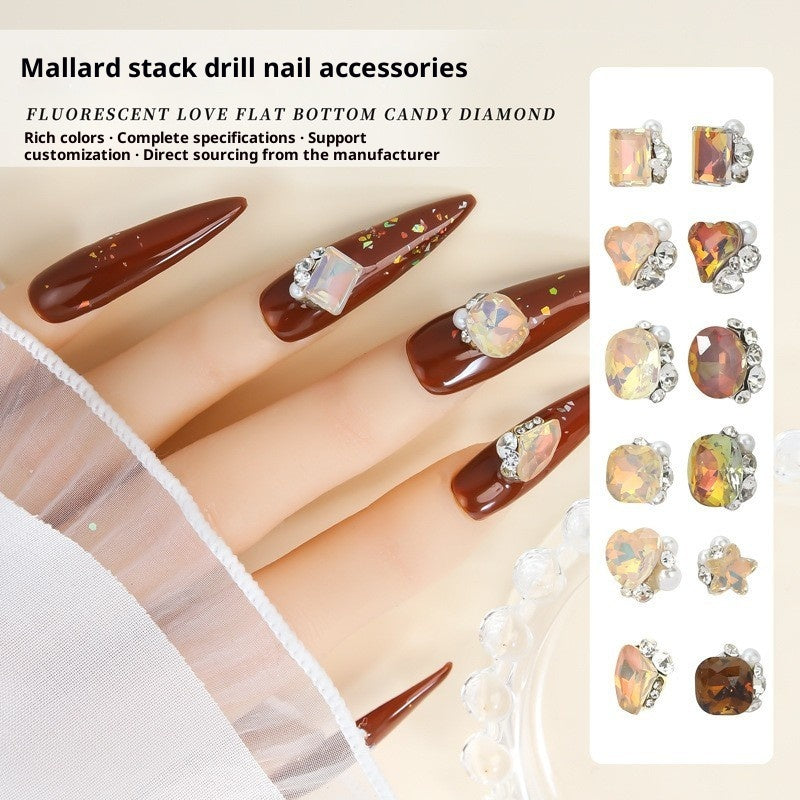 Rock Sugar Nail Crystal Rhinestone Kit for Nail Art - Multiple Styles & Sizes