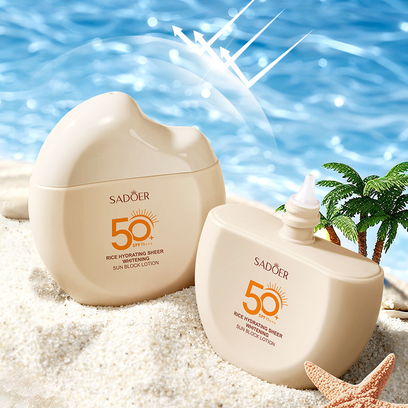 Rice Moisturizing Sunscreen Lotion SPF50 PA+++, 60g