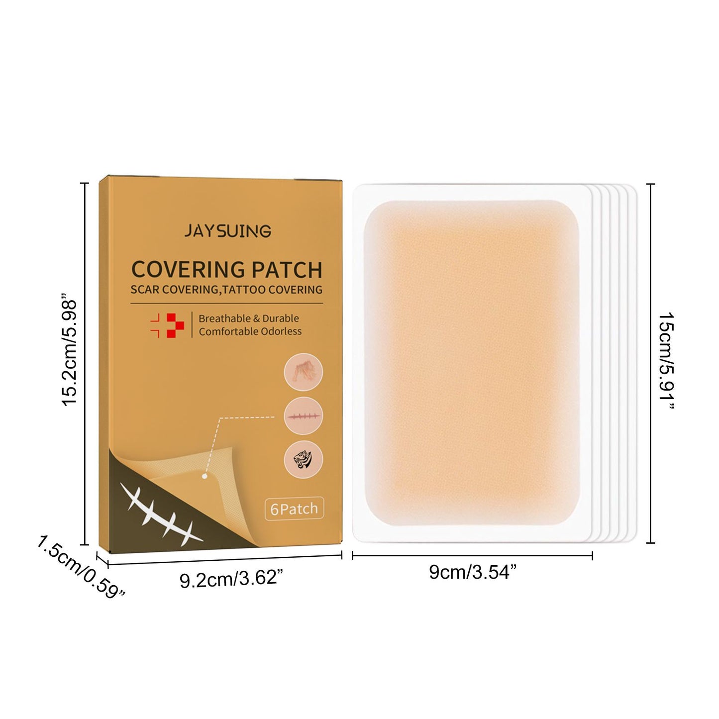Invisible Waterproof Concealer Sticker for Tattoos and Scars
