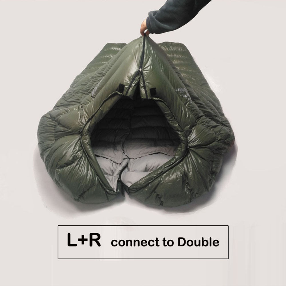 Cold Weather Down Sleeping Bag for Winter Camping - AM1000