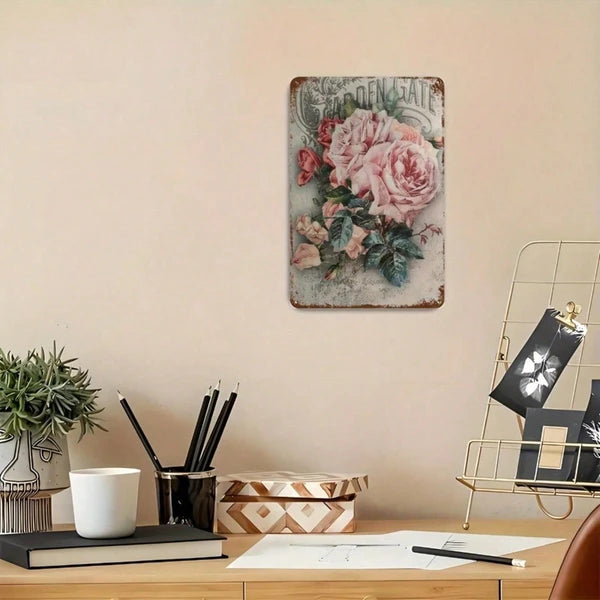 Metal Tin Sign Wall Decoration - 20cm x 20cm