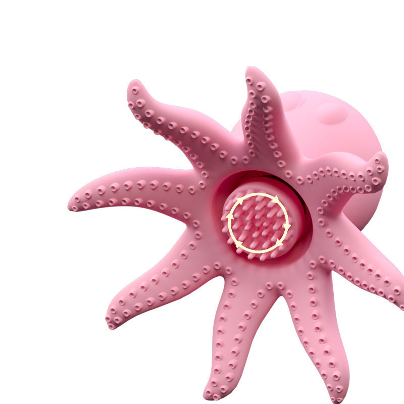 Small Octopus Silicone Sucking Massager - USB Rechargeable Erotic Toy