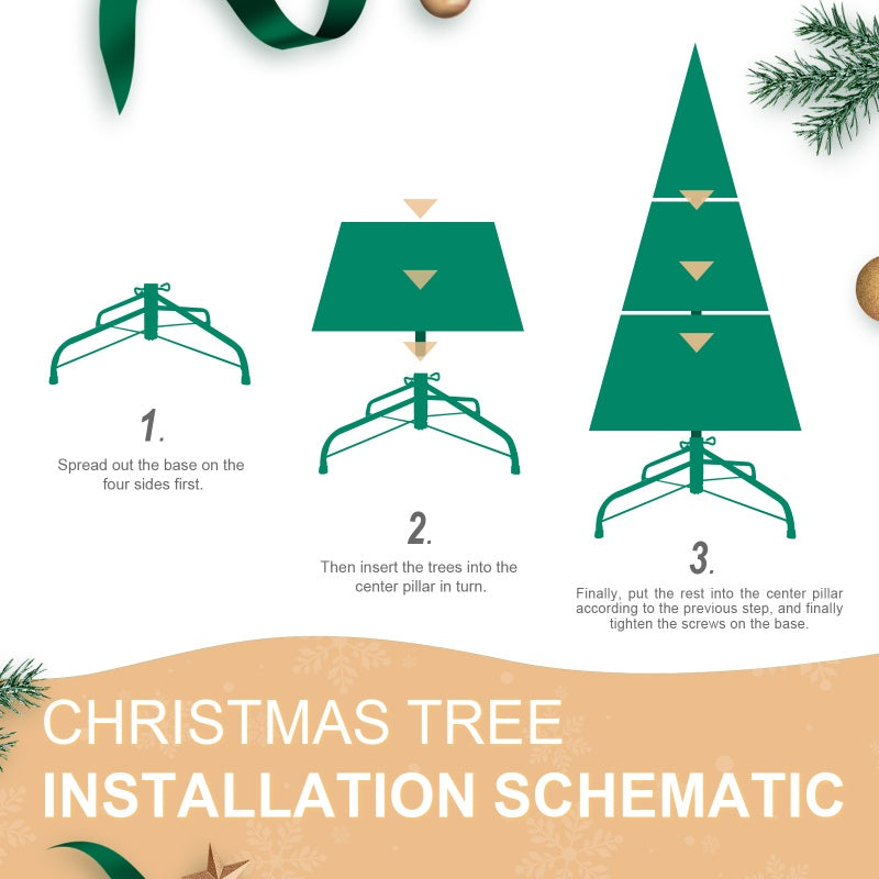 PE/PVC Christmas Tree - Multiple Heights Available