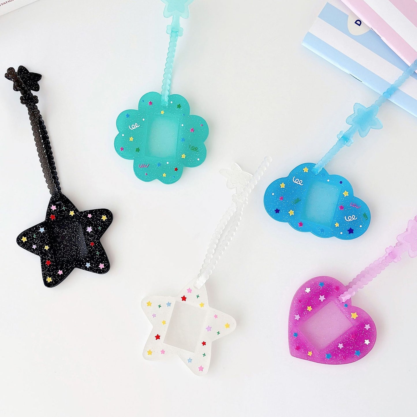 Mini Card Holder with Rope - Silicone ID Badge Holder for Home & Party
