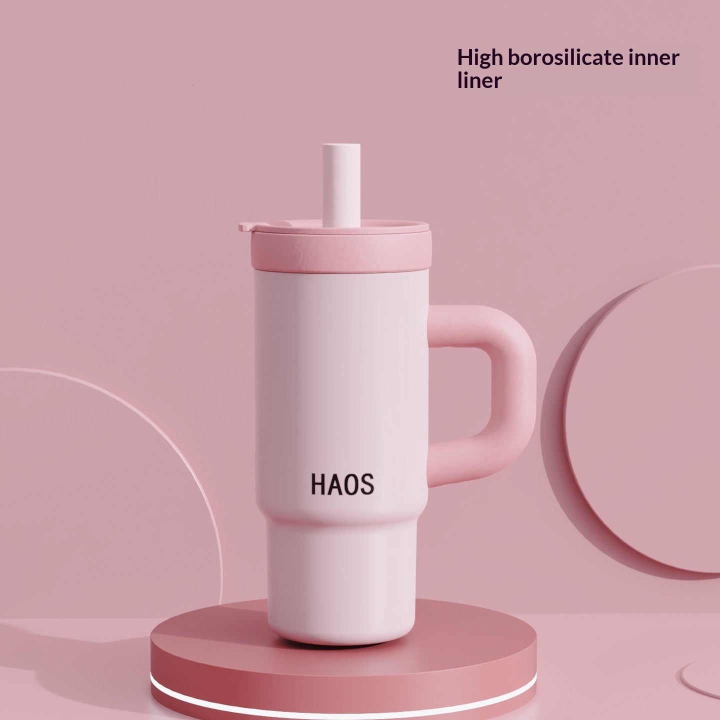 Large Capacity Insulated Drinkware - Keeps Drinks Cold & Hot, 500ML