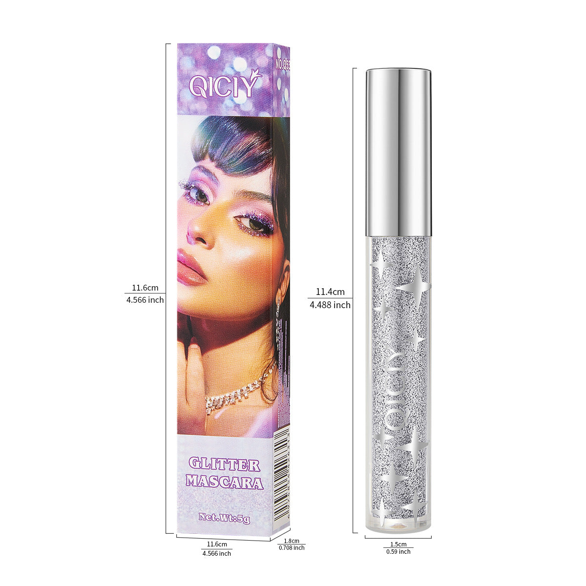 Waterproof Lengthening Volumizing Mascara - Smudge-Proof Base Coat for Eye Makeup