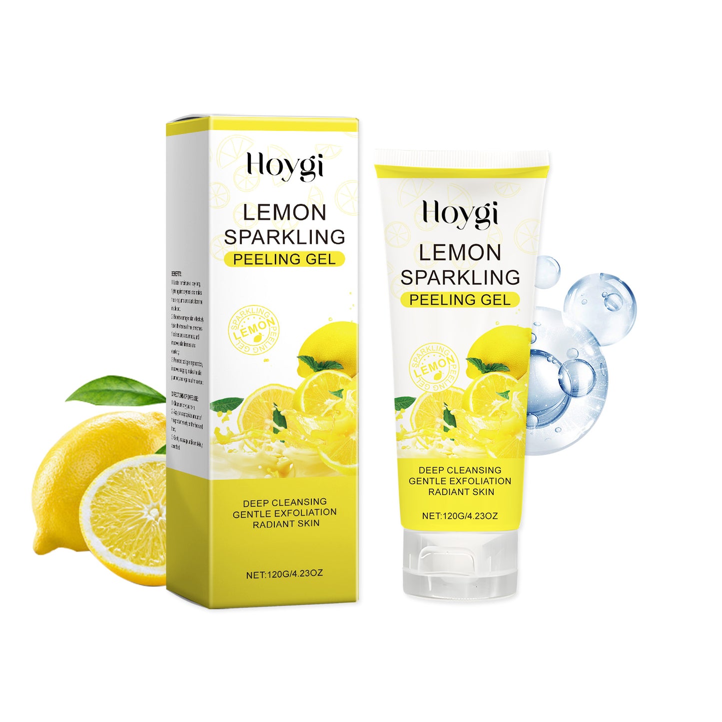 Lemon Exfoliating Gel - Deep Pore Cleansing & Dead Skin Removal