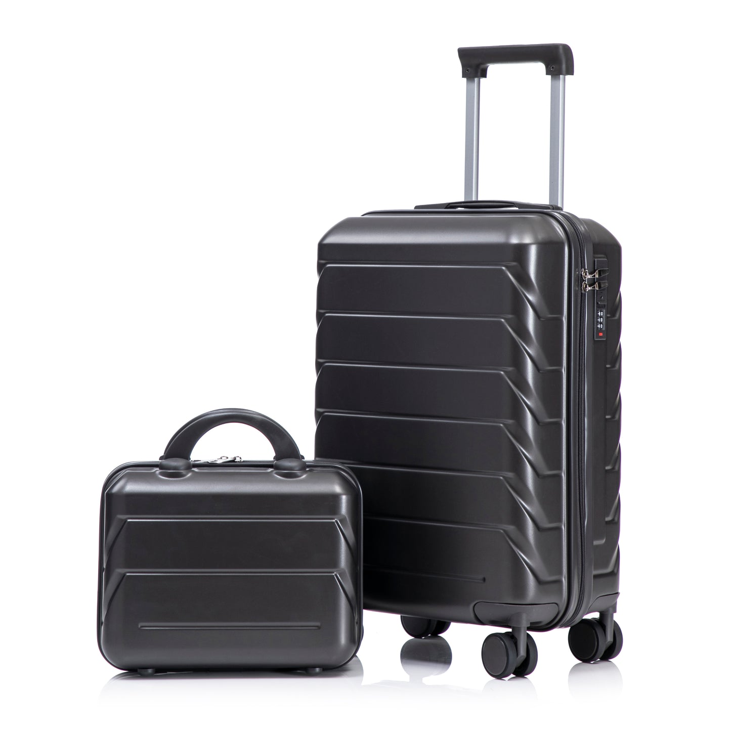 14 20 2 Pcs Set In ABS Spinner Wheel Luggage, With Combination
