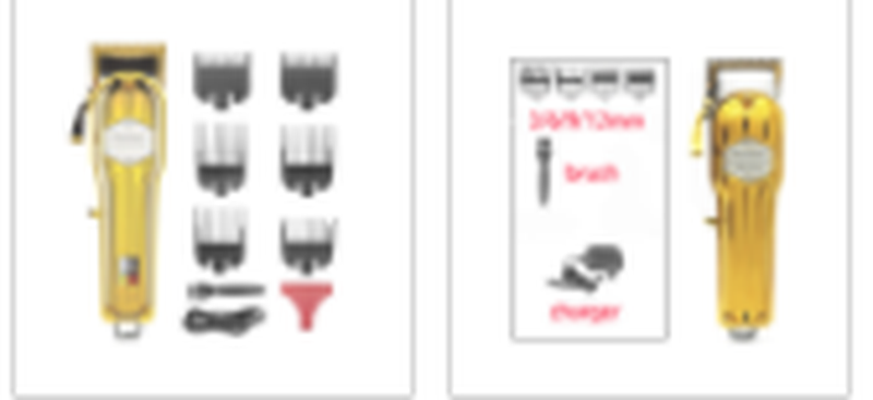 Electric Metal Hair Clipper - USB Rechargeable, Lithium Battery