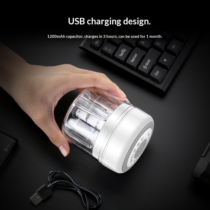 Mini Wireless Electric Garlic Press with USB Charging - Kitchen Utensil