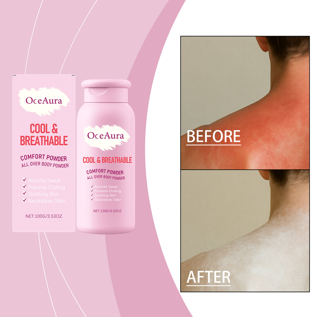 Dry and Refreshing Body Powder - 100g